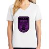 1-DAY RUSH NO MINIMUM Ladies V-Neck Short Sleeve T-Shirt Thumbnail