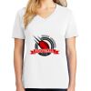 1-DAY RUSH NO MINIMUM Ladies V-Neck Short Sleeve T-Shirt Thumbnail