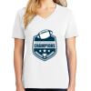 1-DAY RUSH NO MINIMUM Ladies V-Neck Short Sleeve T-Shirt Thumbnail