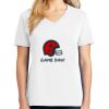 1-DAY RUSH NO MINIMUM Ladies V-Neck Short Sleeve T-Shirt Thumbnail
