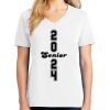 1-DAY RUSH NO MINIMUM Ladies V-Neck Short Sleeve T-Shirt Thumbnail