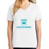 1-DAY RUSH NO MINIMUM Ladies V-Neck Short Sleeve T-Shirt Thumbnail