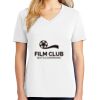1-DAY RUSH NO MINIMUM Ladies V-Neck Short Sleeve T-Shirt Thumbnail