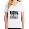 1-DAY RUSH NO MINIMUM Ladies V-Neck Short Sleeve T-Shirt Thumbnail