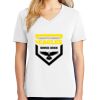 1-DAY RUSH NO MINIMUM Ladies V-Neck Short Sleeve T-Shirt Thumbnail