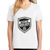 1-DAY RUSH NO MINIMUM Ladies V-Neck Short Sleeve T-Shirt Thumbnail