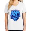 1-DAY RUSH NO MINIMUM Ladies V-Neck Short Sleeve T-Shirt Thumbnail