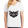 1-DAY RUSH NO MINIMUM Ladies V-Neck Short Sleeve T-Shirt Thumbnail