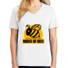 1-DAY RUSH NO MINIMUM Ladies V-Neck Short Sleeve T-Shirt Thumbnail