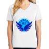 1-DAY RUSH NO MINIMUM Ladies V-Neck Short Sleeve T-Shirt Thumbnail
