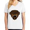 1-DAY RUSH NO MINIMUM Ladies V-Neck Short Sleeve T-Shirt Thumbnail