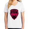 1-DAY RUSH NO MINIMUM Ladies V-Neck Short Sleeve T-Shirt Thumbnail