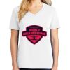 1-DAY RUSH NO MINIMUM Ladies V-Neck Short Sleeve T-Shirt Thumbnail