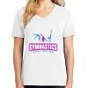 1-DAY RUSH NO MINIMUM Ladies V-Neck Short Sleeve T-Shirt Thumbnail