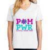 1-DAY RUSH NO MINIMUM Ladies V-Neck Short Sleeve T-Shirt Thumbnail