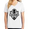 1-DAY RUSH NO MINIMUM Ladies V-Neck Short Sleeve T-Shirt Thumbnail