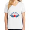 1-DAY RUSH NO MINIMUM Ladies V-Neck Short Sleeve T-Shirt Thumbnail
