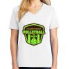 1-DAY RUSH NO MINIMUM Ladies V-Neck Short Sleeve T-Shirt Thumbnail