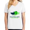 1-DAY RUSH NO MINIMUM Ladies V-Neck Short Sleeve T-Shirt Thumbnail