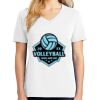 1-DAY RUSH NO MINIMUM Ladies V-Neck Short Sleeve T-Shirt Thumbnail