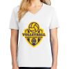 1-DAY RUSH NO MINIMUM Ladies V-Neck Short Sleeve T-Shirt Thumbnail