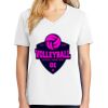 1-DAY RUSH NO MINIMUM Ladies V-Neck Short Sleeve T-Shirt Thumbnail