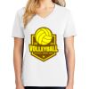 1-DAY RUSH NO MINIMUM Ladies V-Neck Short Sleeve T-Shirt Thumbnail