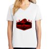 1-DAY RUSH NO MINIMUM Ladies V-Neck Short Sleeve T-Shirt Thumbnail