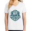 1-DAY RUSH NO MINIMUM Ladies V-Neck Short Sleeve T-Shirt Thumbnail