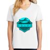 1-DAY RUSH NO MINIMUM Ladies V-Neck Short Sleeve T-Shirt Thumbnail