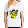 1-DAY RUSH NO MINIMUM Ladies V-Neck Short Sleeve T-Shirt Thumbnail