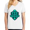 1-DAY RUSH NO MINIMUM Ladies V-Neck Short Sleeve T-Shirt Thumbnail