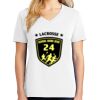 1-DAY RUSH NO MINIMUM Ladies V-Neck Short Sleeve T-Shirt Thumbnail