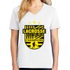 1-DAY RUSH NO MINIMUM Ladies V-Neck Short Sleeve T-Shirt Thumbnail