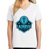 1-DAY RUSH NO MINIMUM Ladies V-Neck Short Sleeve T-Shirt Thumbnail