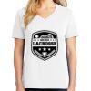 1-DAY RUSH NO MINIMUM Ladies V-Neck Short Sleeve T-Shirt Thumbnail