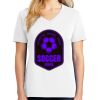 1-DAY RUSH NO MINIMUM Ladies V-Neck Short Sleeve T-Shirt Thumbnail