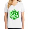 1-DAY RUSH NO MINIMUM Ladies V-Neck Short Sleeve T-Shirt Thumbnail