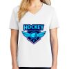 1-DAY RUSH NO MINIMUM Ladies V-Neck Short Sleeve T-Shirt Thumbnail