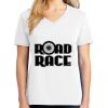 1-DAY RUSH NO MINIMUM Ladies V-Neck Short Sleeve T-Shirt Thumbnail