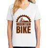 1-DAY RUSH NO MINIMUM Ladies V-Neck Short Sleeve T-Shirt Thumbnail