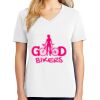 1-DAY RUSH NO MINIMUM Ladies V-Neck Short Sleeve T-Shirt Thumbnail