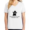 1-DAY RUSH NO MINIMUM Ladies V-Neck Short Sleeve T-Shirt Thumbnail