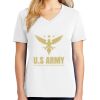 1-DAY RUSH NO MINIMUM Ladies V-Neck Short Sleeve T-Shirt Thumbnail