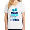 1-DAY RUSH NO MINIMUM Ladies V-Neck Short Sleeve T-Shirt Thumbnail