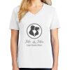 1-DAY RUSH NO MINIMUM Ladies V-Neck Short Sleeve T-Shirt Thumbnail
