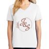 1-DAY RUSH NO MINIMUM Ladies V-Neck Short Sleeve T-Shirt Thumbnail