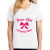 1-DAY RUSH NO MINIMUM Ladies V-Neck Short Sleeve T-Shirt Thumbnail