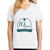 1-DAY RUSH NO MINIMUM Ladies V-Neck Short Sleeve T-Shirt Thumbnail
