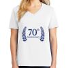 1-DAY RUSH NO MINIMUM Ladies V-Neck Short Sleeve T-Shirt Thumbnail